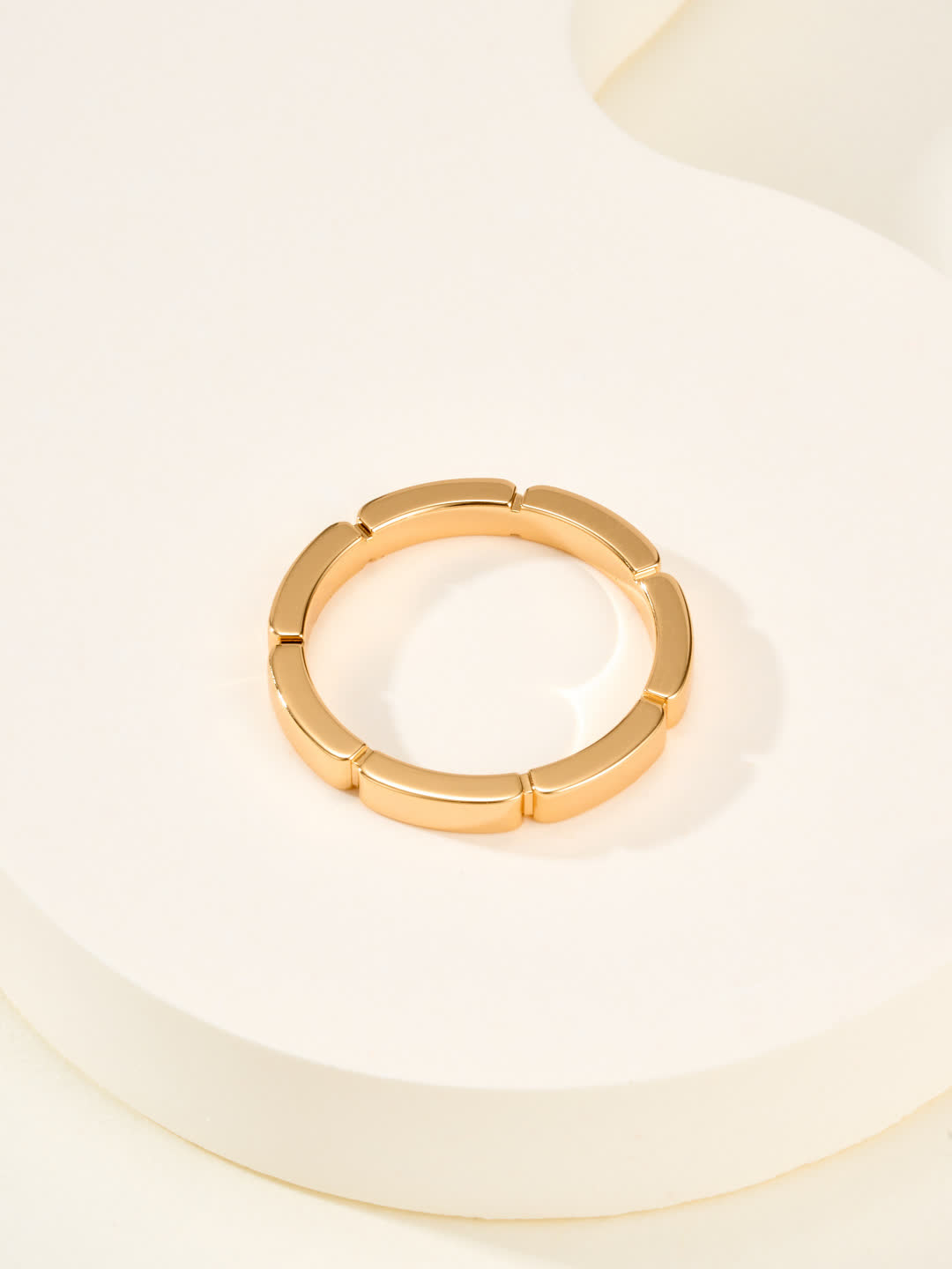 Cartier Elegant Silver and Gold Ring Set with Diamonds