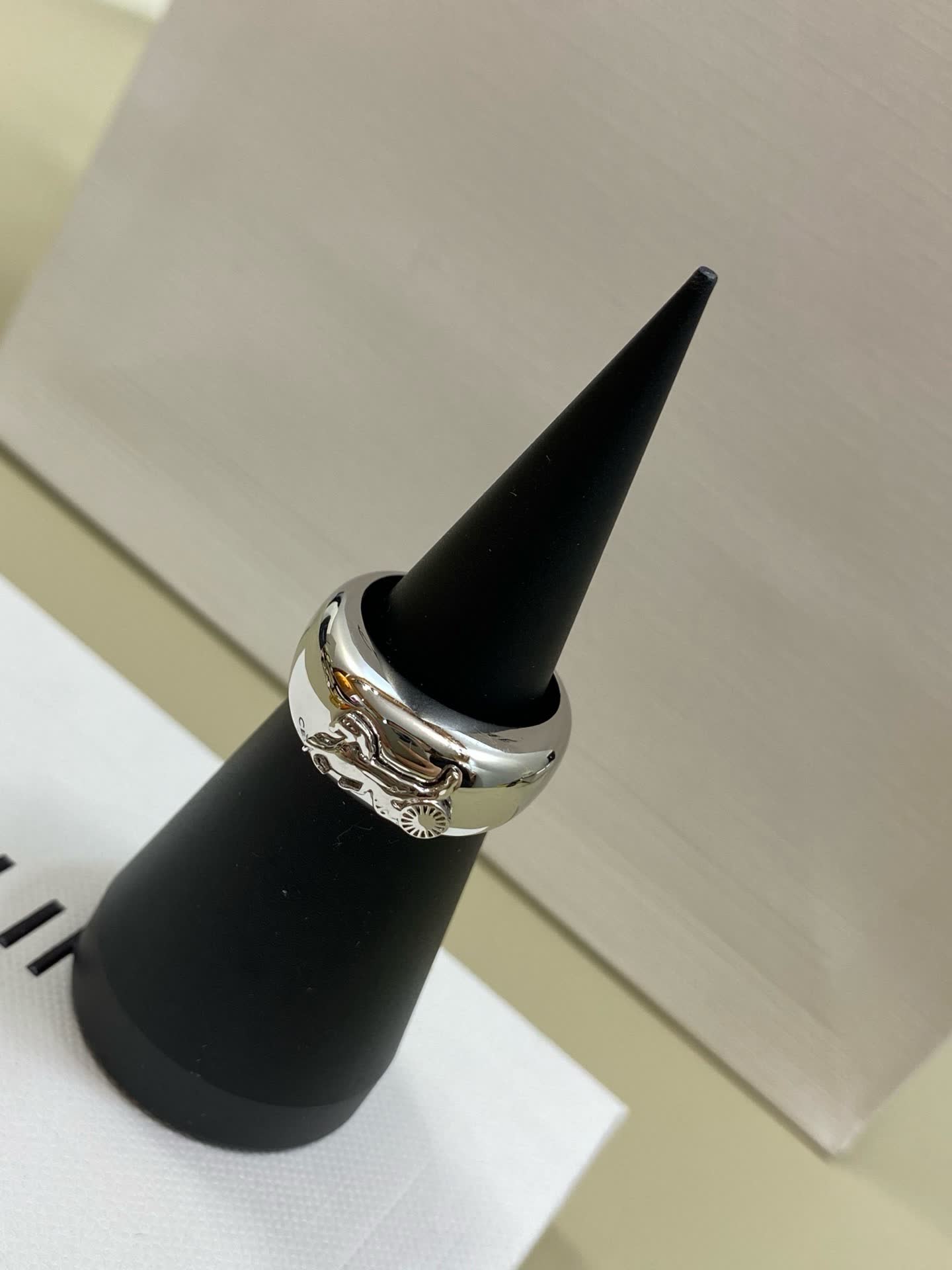 Celine Paris Silver Ring