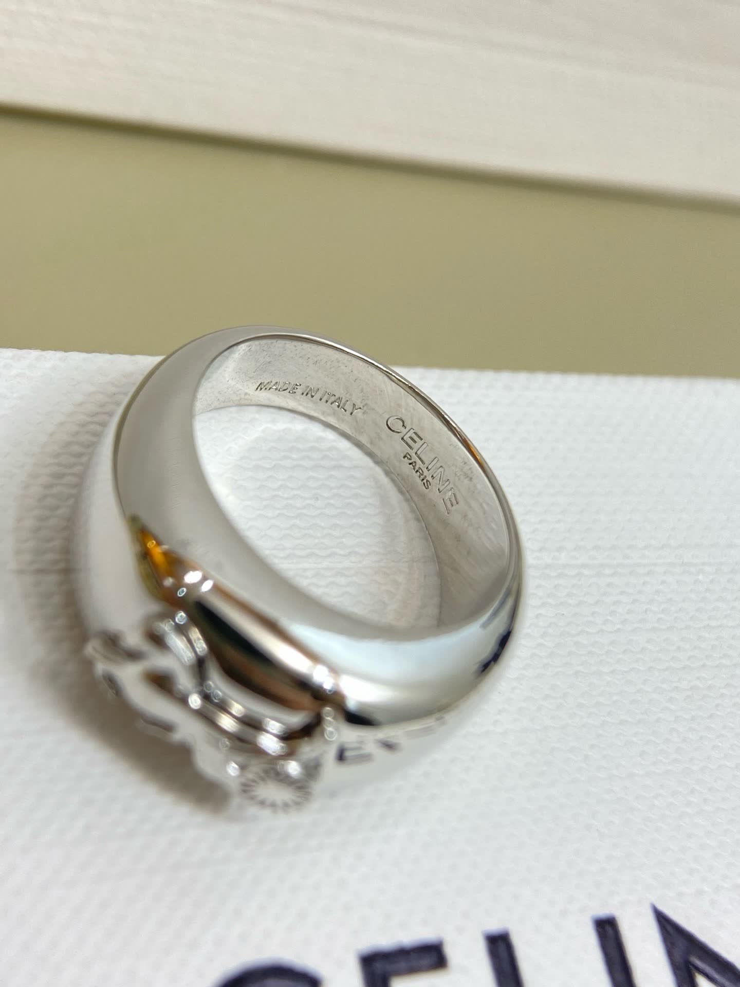 Celine Paris Silver Ring