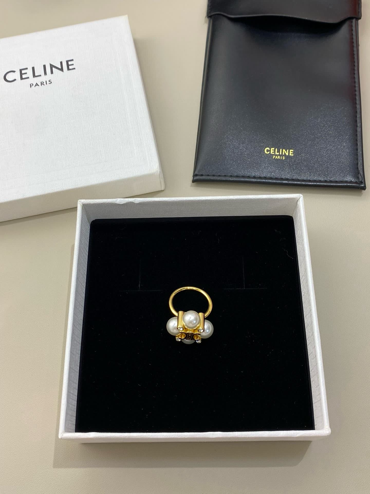 Chanel Pearl Ring