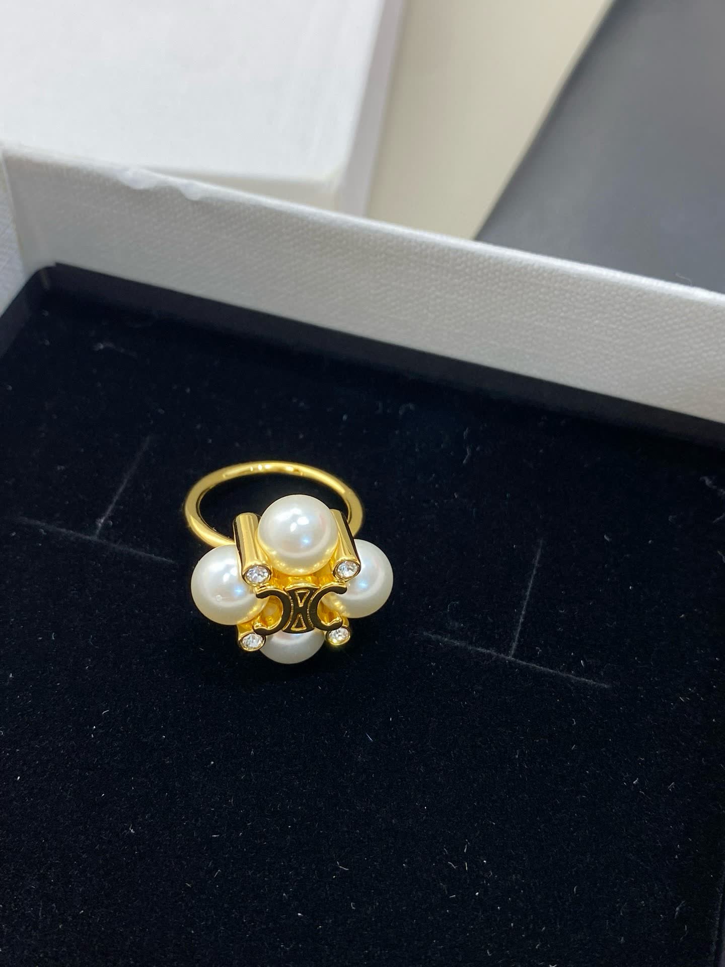 Chanel Pearl Ring