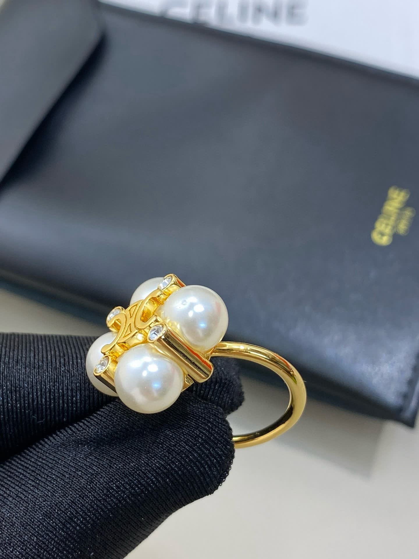 Chanel Pearl Ring