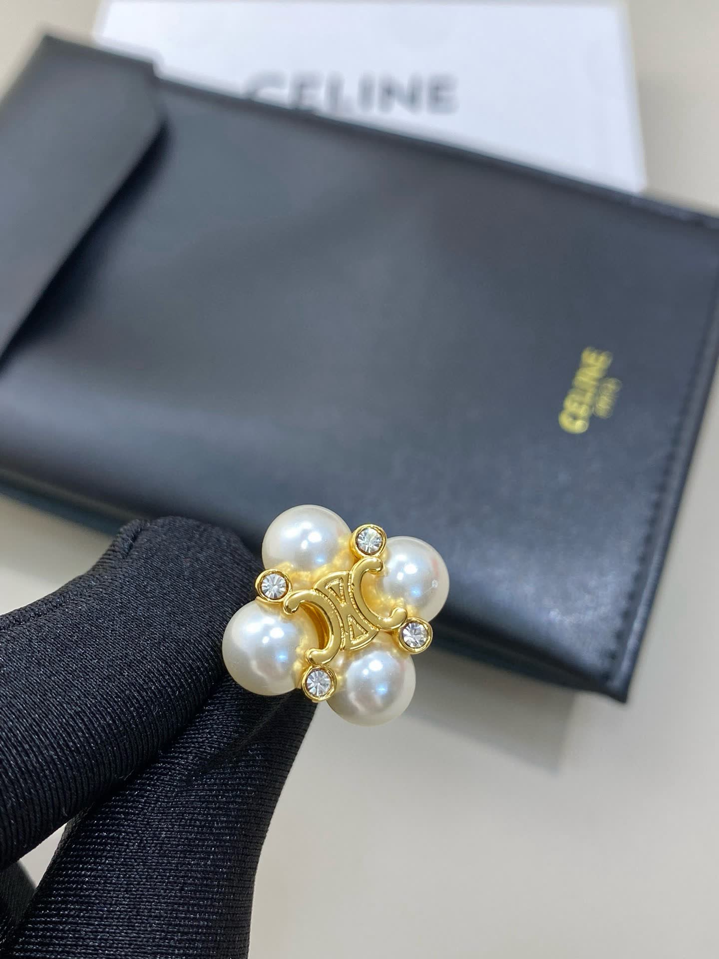 Chanel Pearl Ring