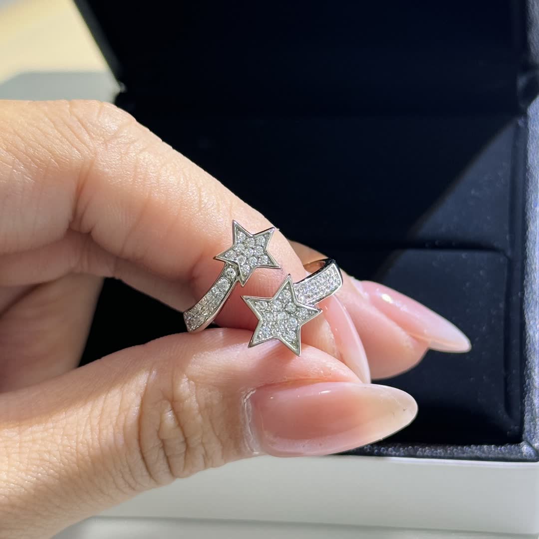 Chanel Silver Star Ring