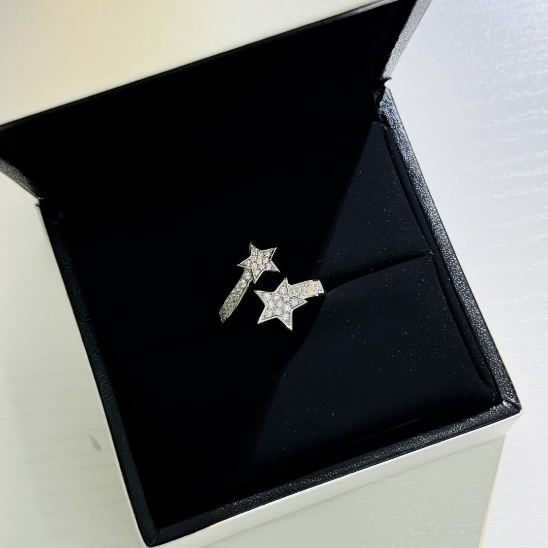 Chanel Silver Star Ring