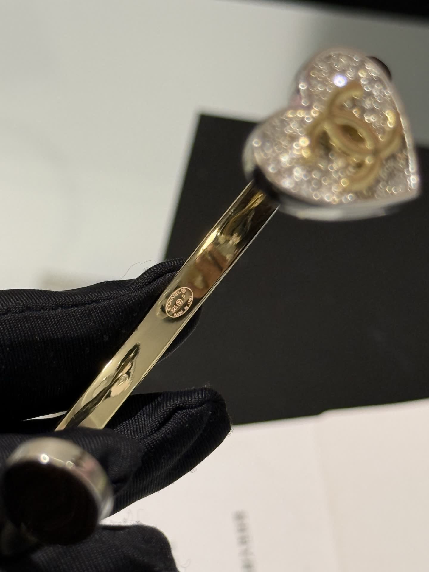 Chanel CC Heart Ring