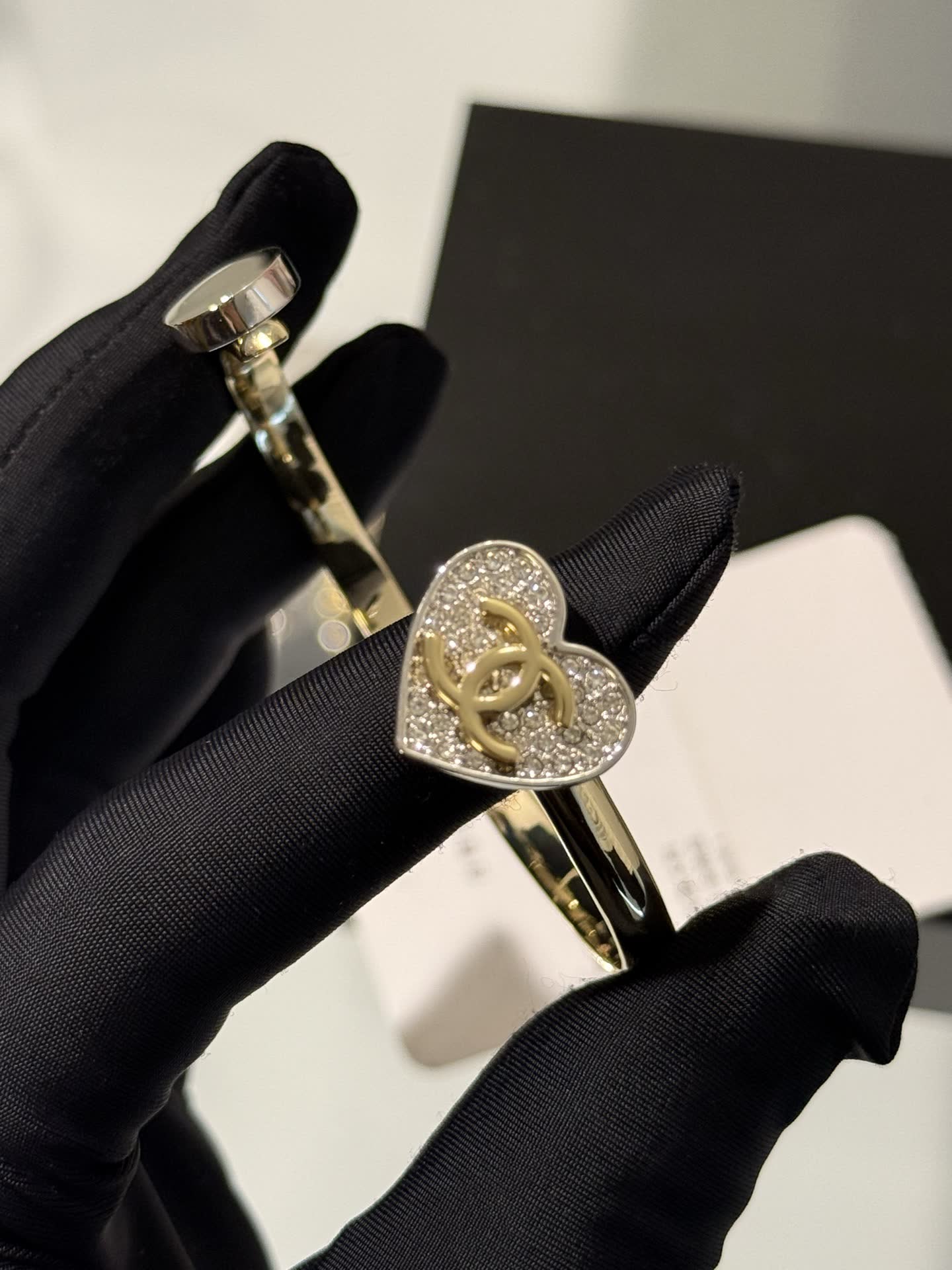 Chanel CC Heart Ring