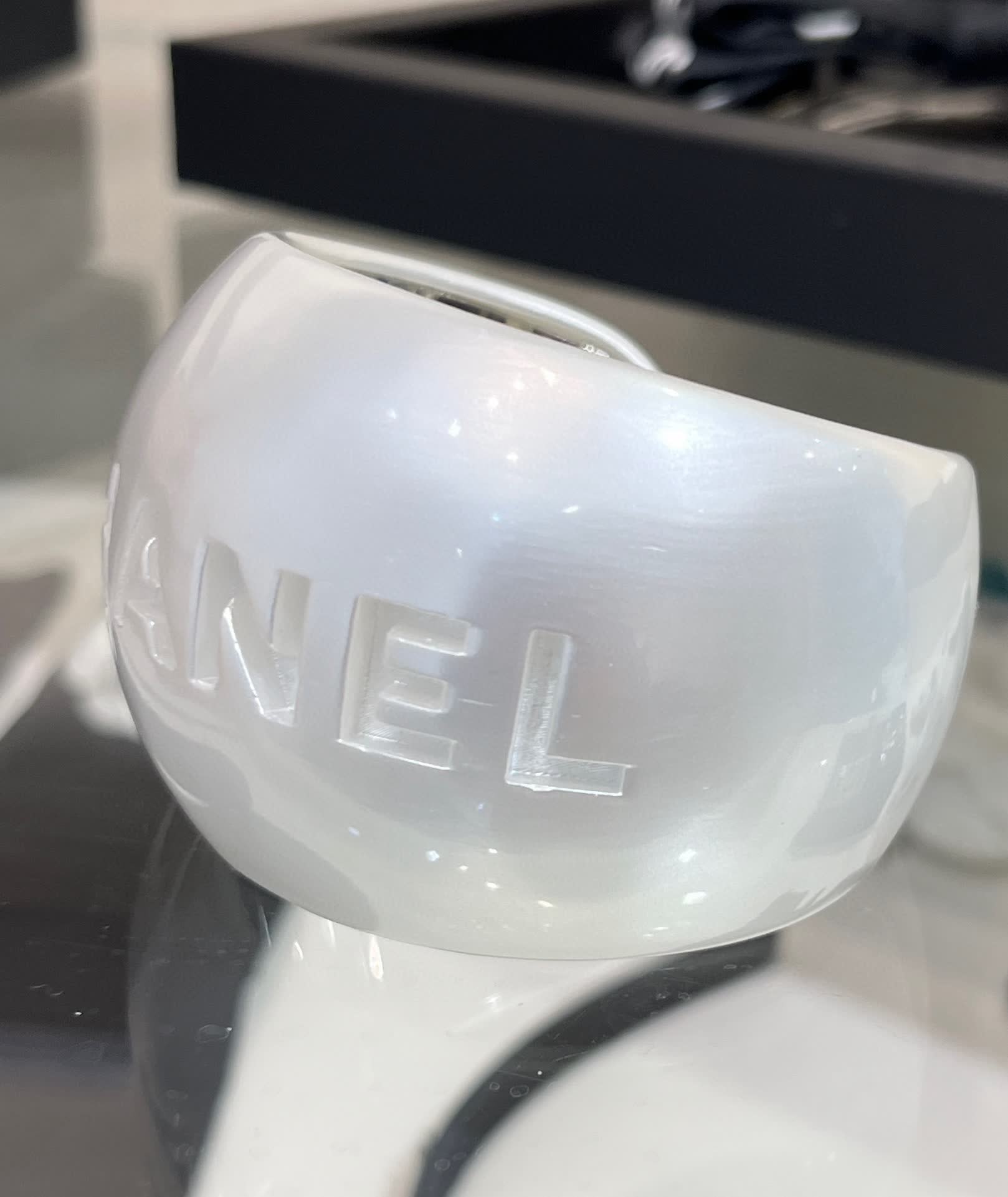 Chanel White Pearl Ring