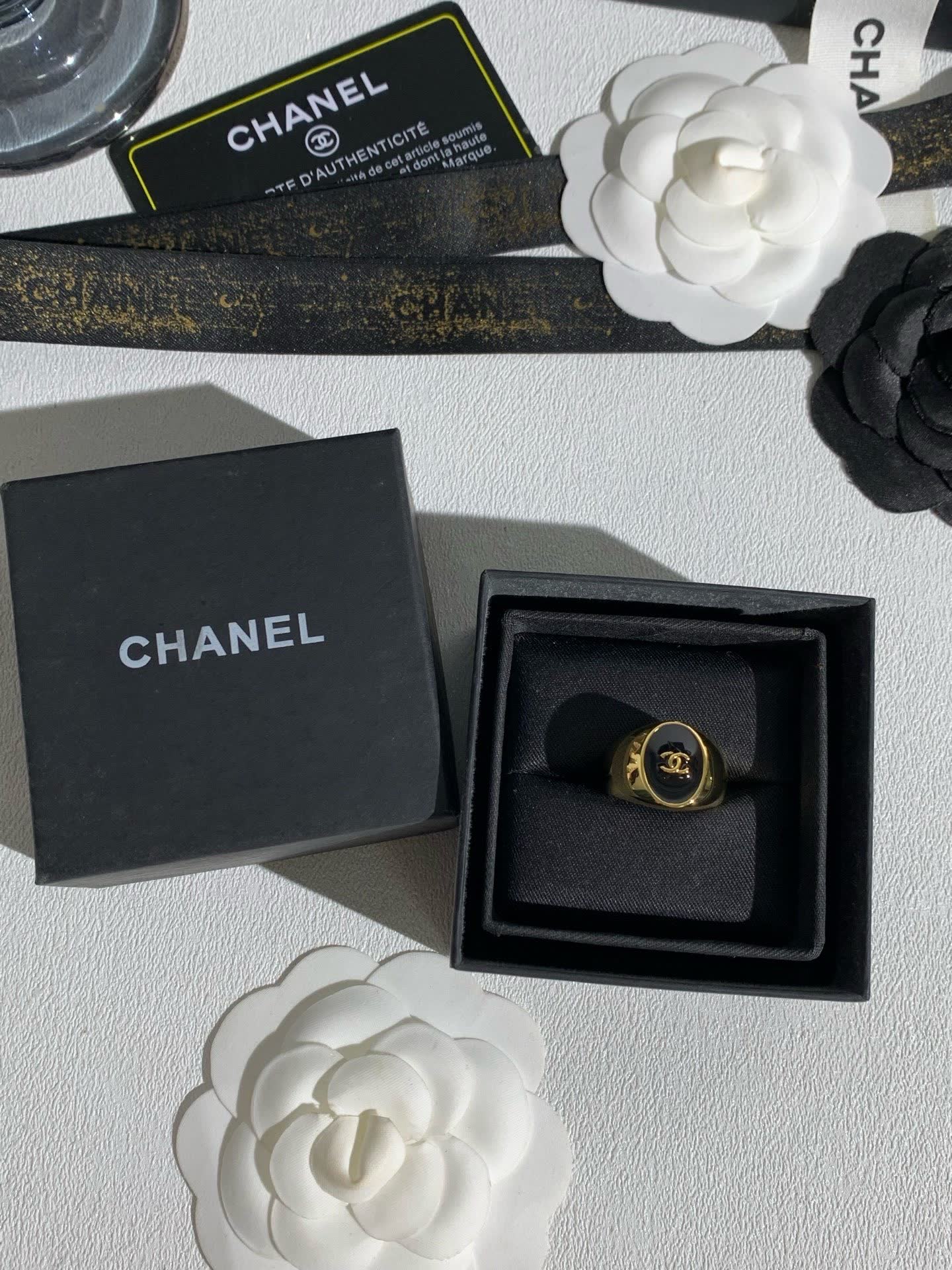 Chanel CC Logo Ring
