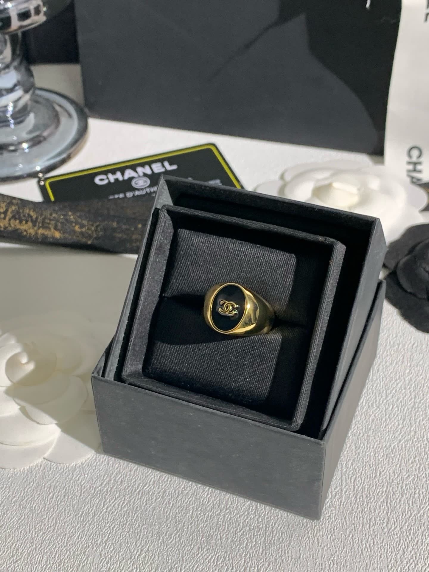 Chanel CC Logo Ring