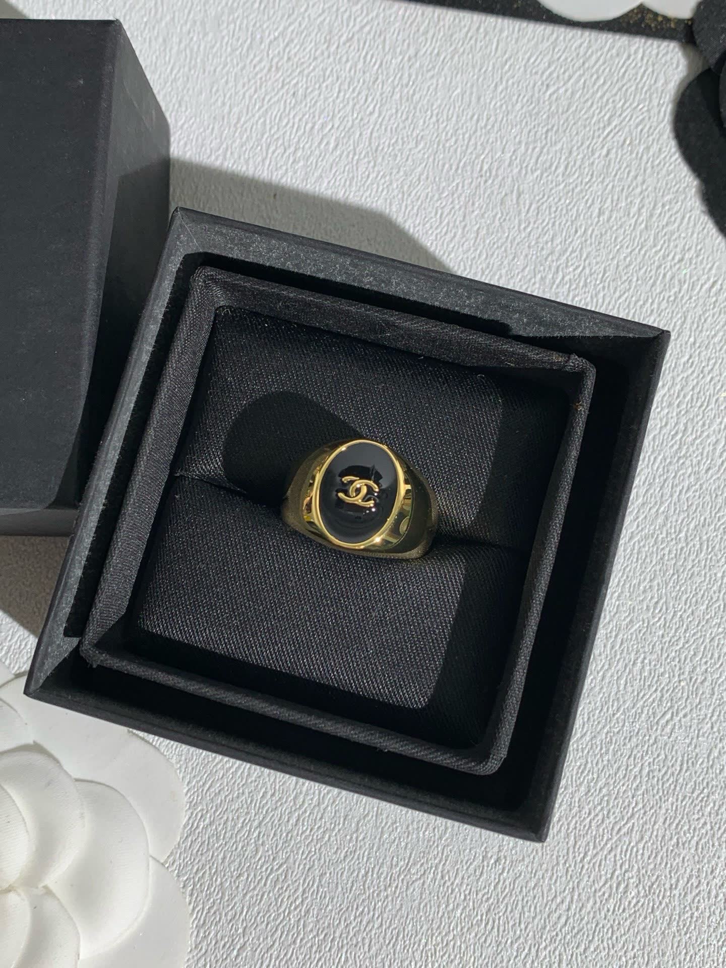 Chanel CC Logo Ring
