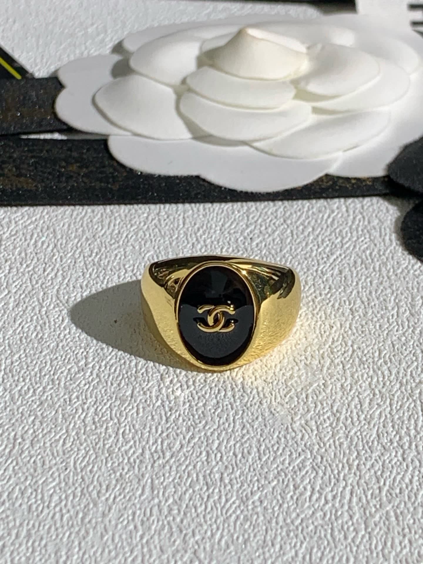 Chanel CC Logo Ring