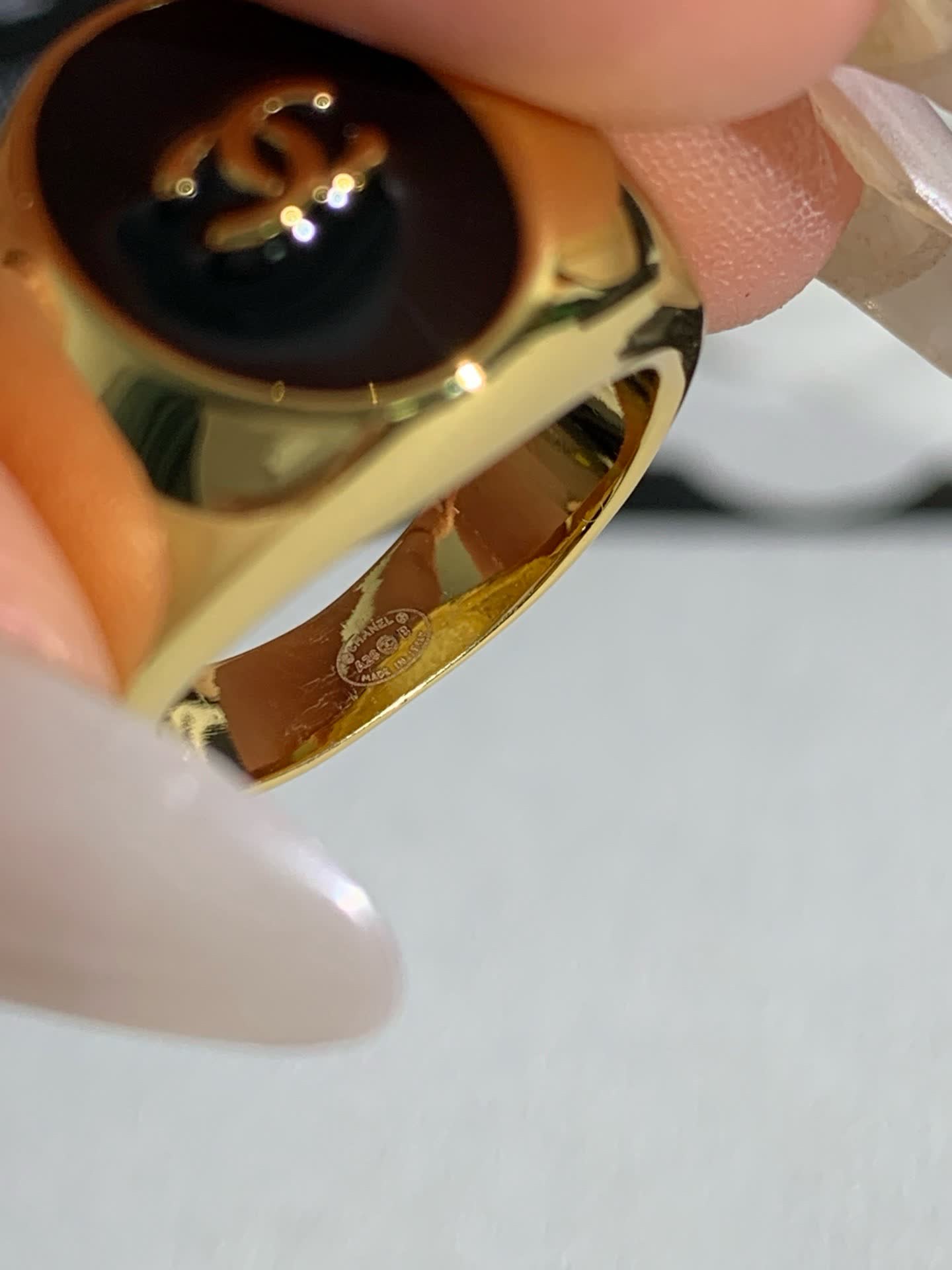 Chanel CC Logo Ring