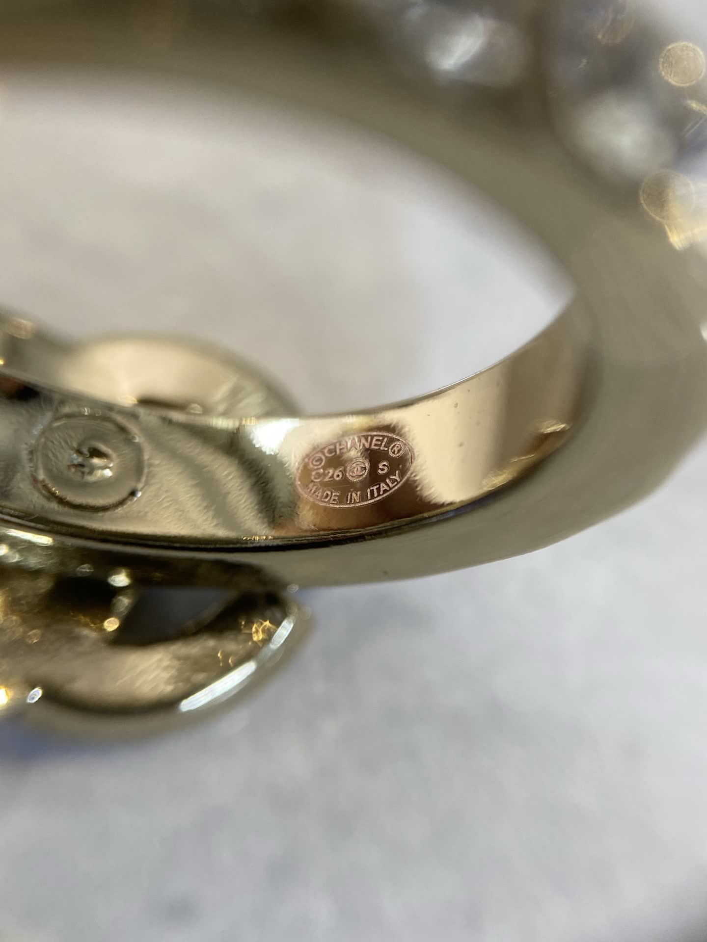 Chanel CC Logo Ring Set