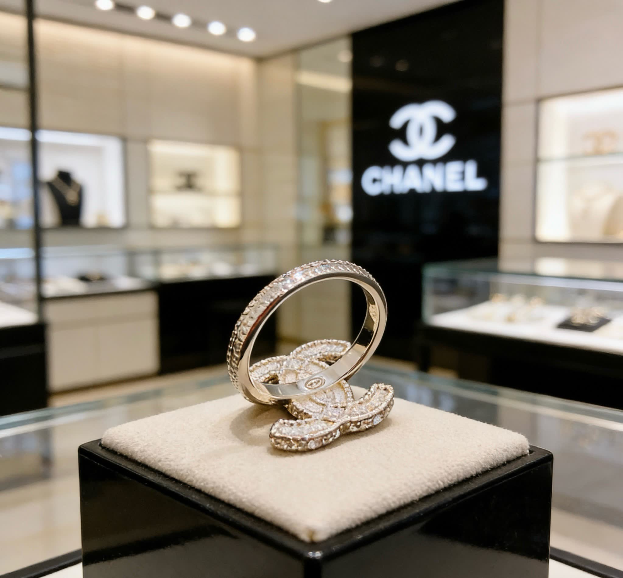 Chanel Pearl Ring