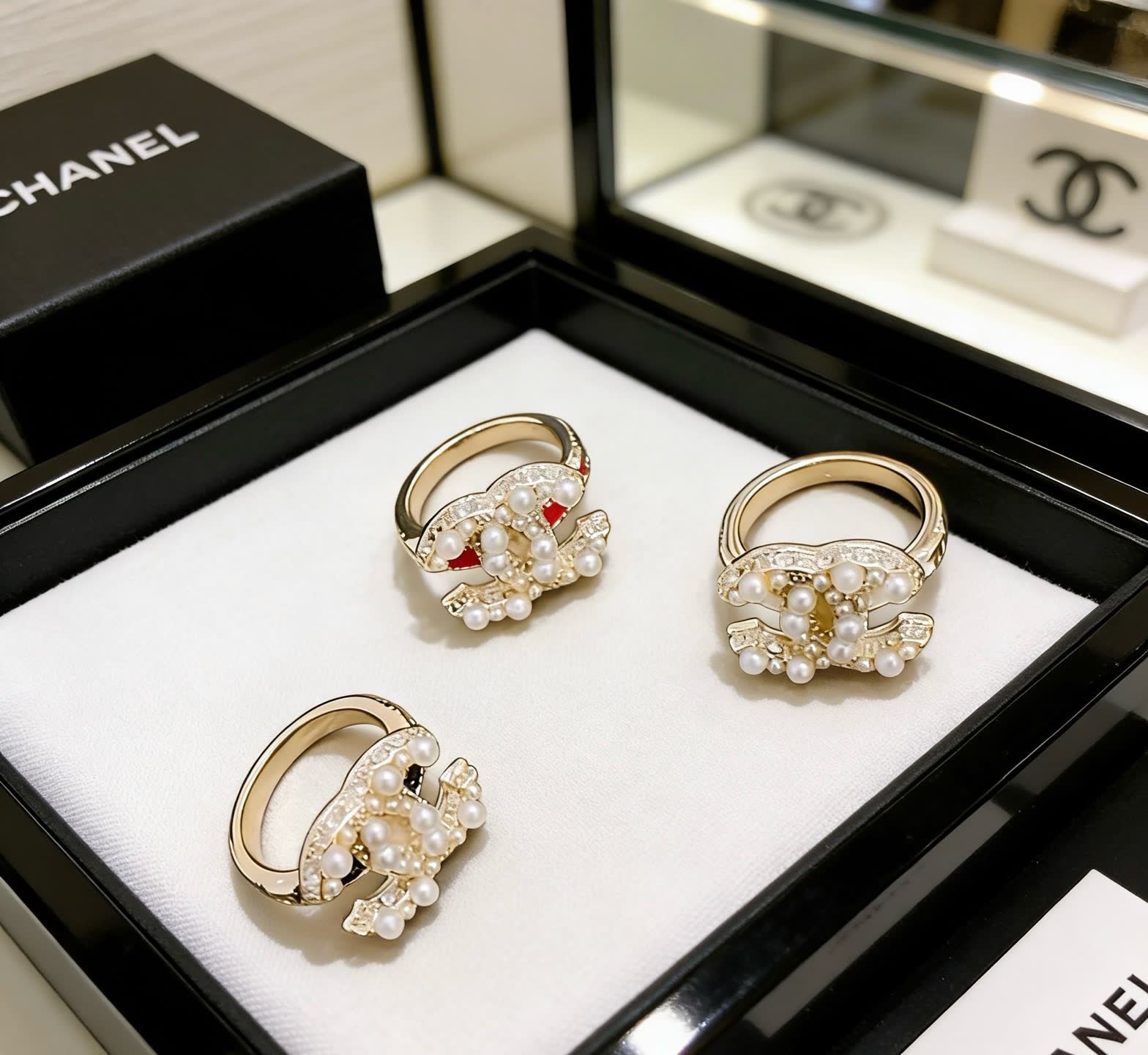 Chanel Pearl Ring