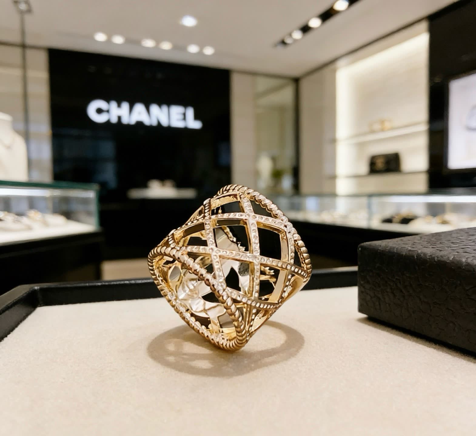 Chanel Pearl Ring