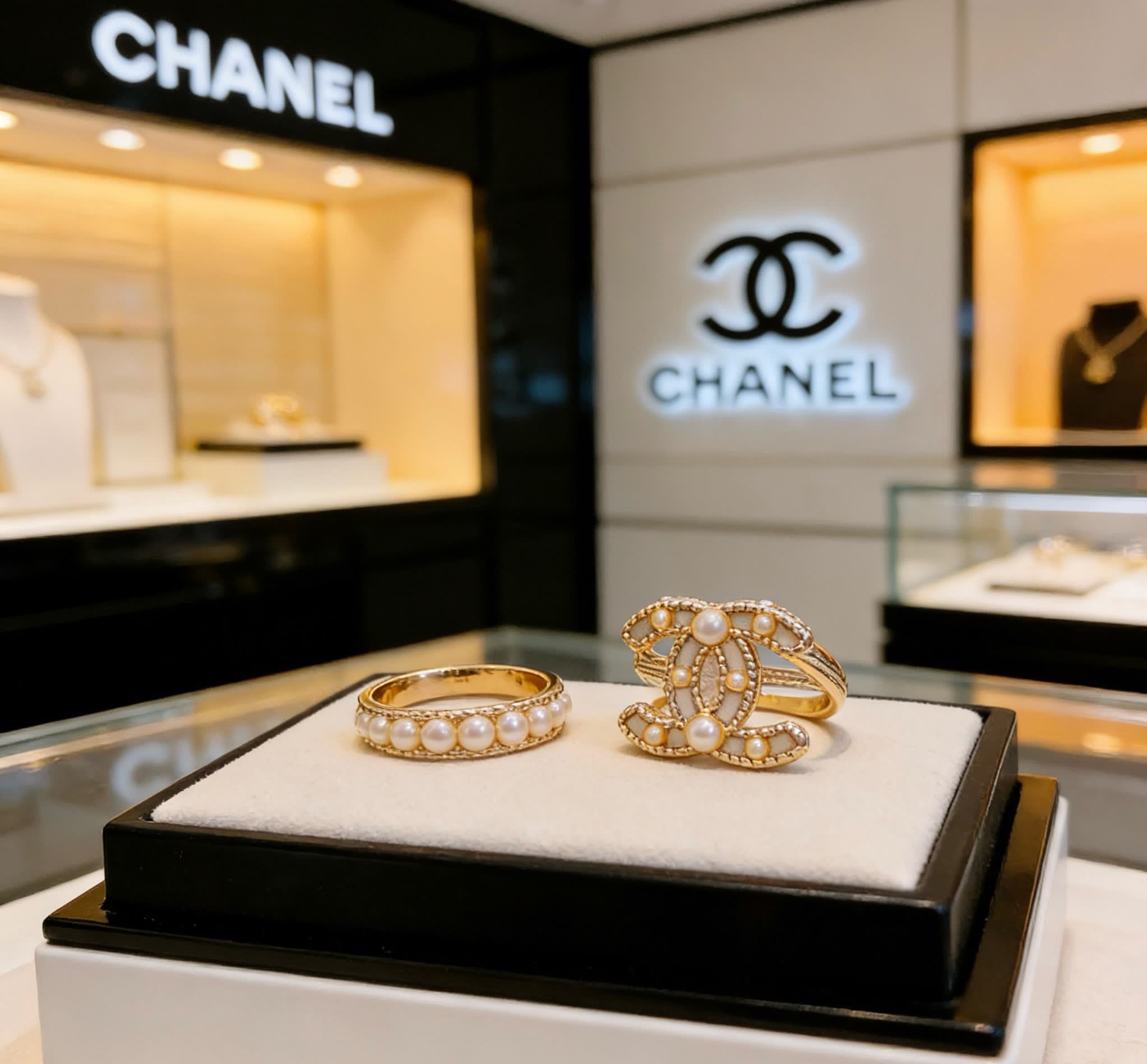 Chanel CC Logo Ring