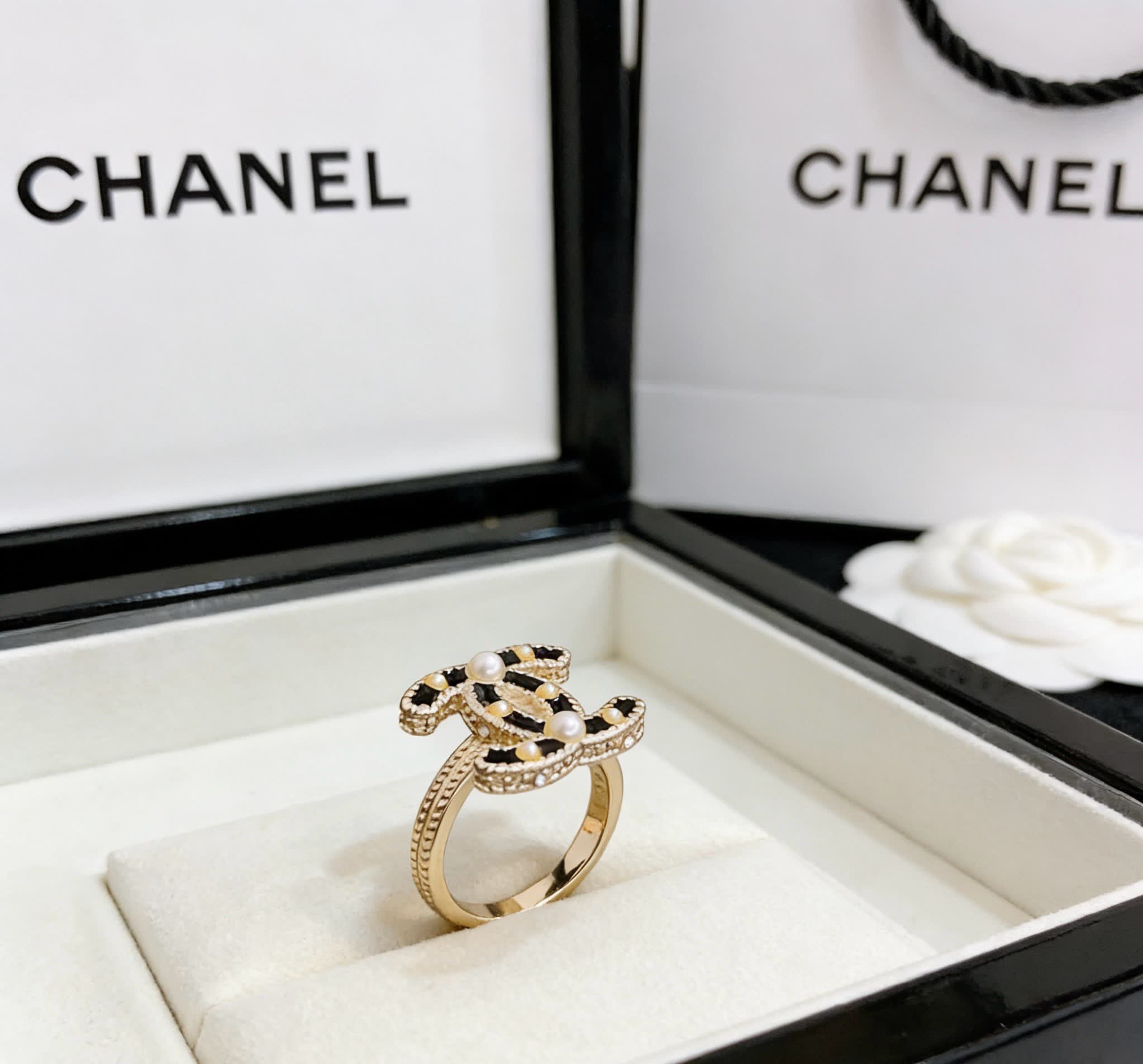 Chanel CC Logo Ring
