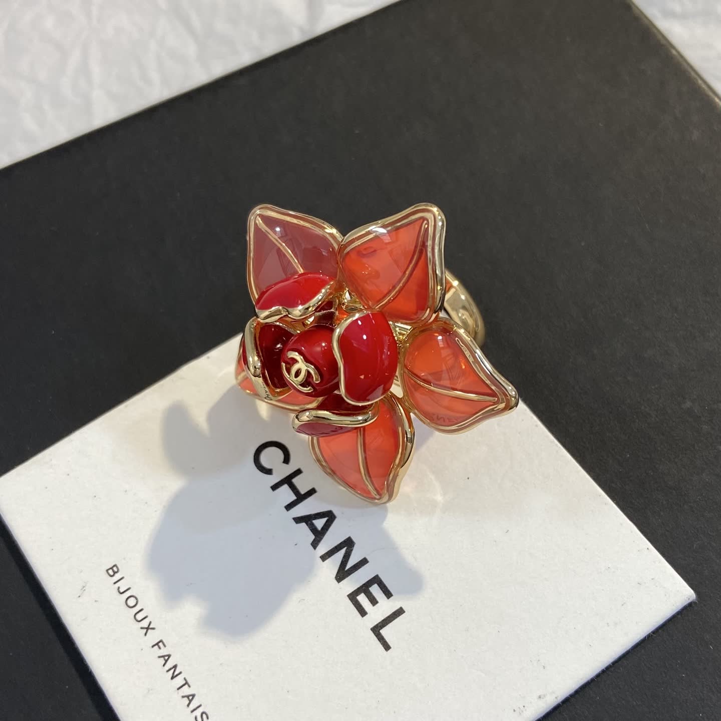 Chanel Camellia Flower Ring