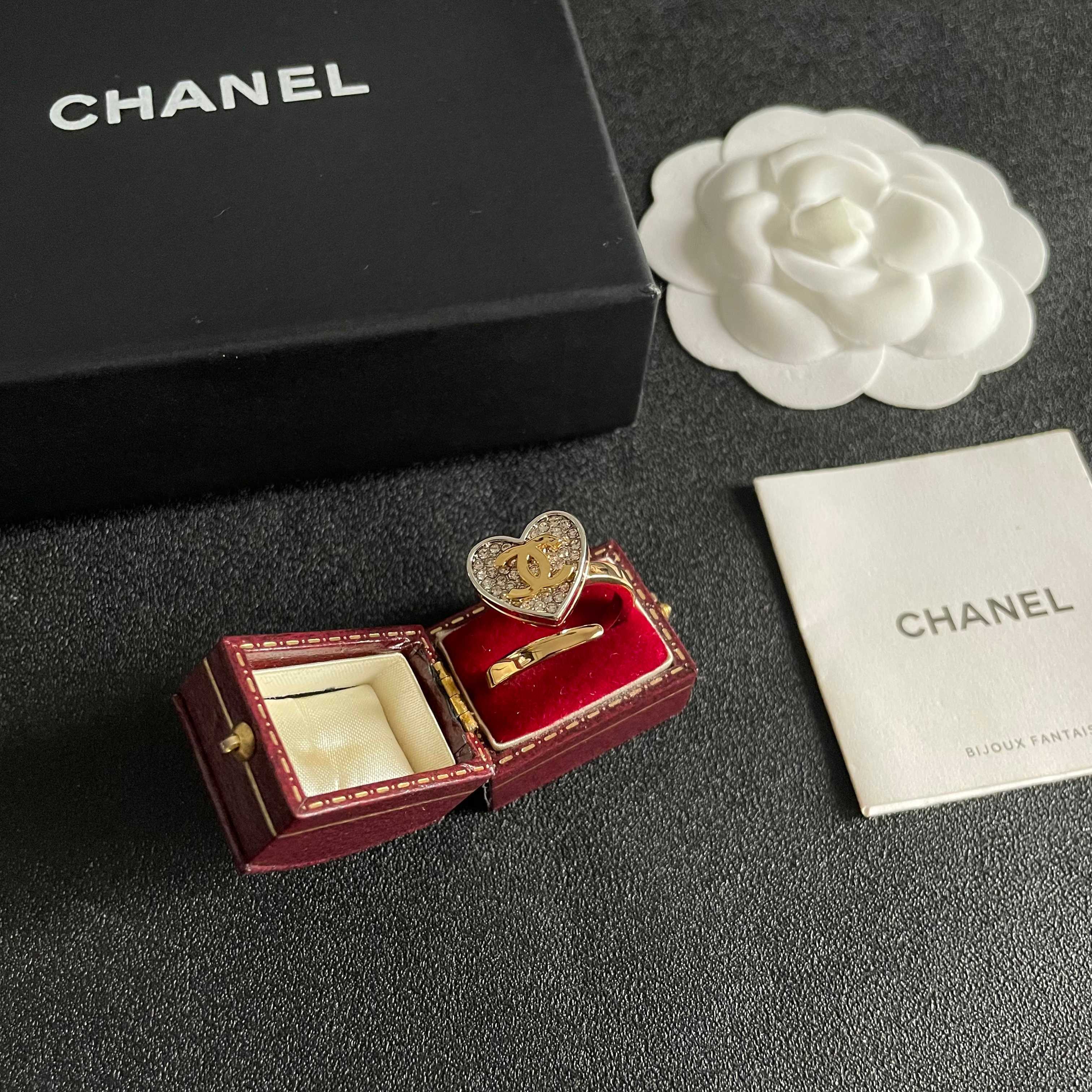 Chanel Heart Ring with Diamonds