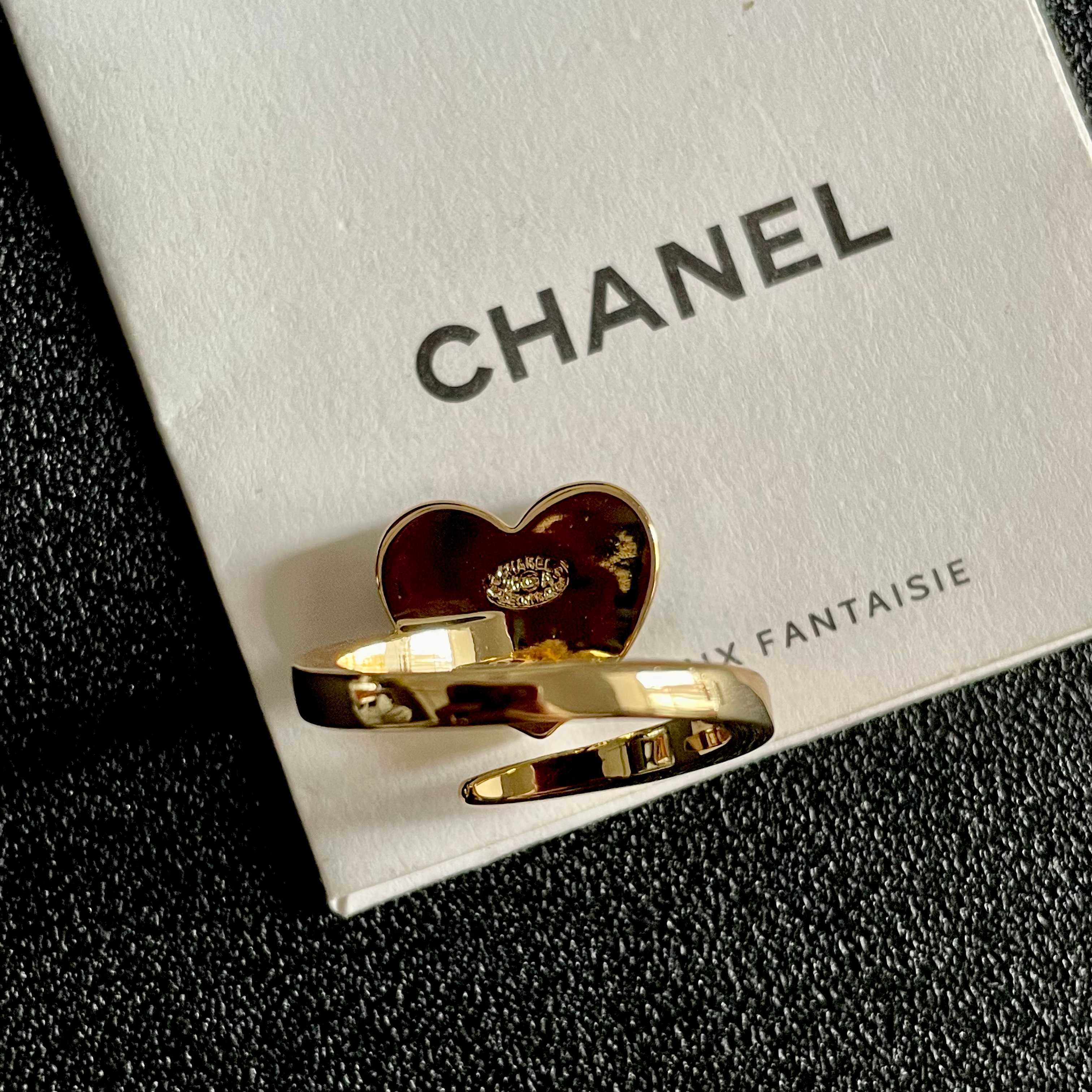 Chanel Heart Ring with Diamonds