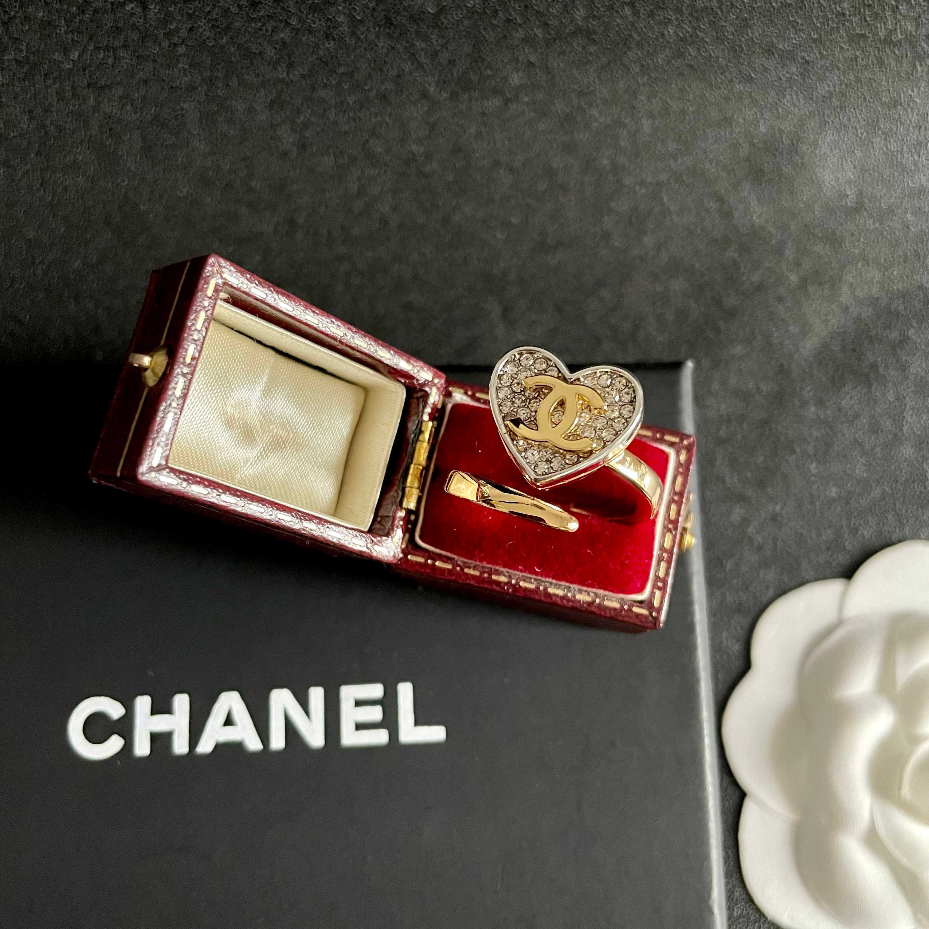 Chanel Heart Ring with Diamonds