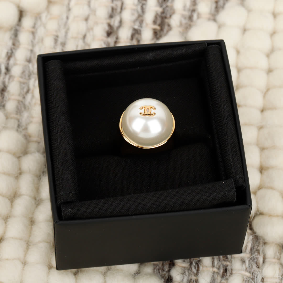 Chanel Pearl Ring