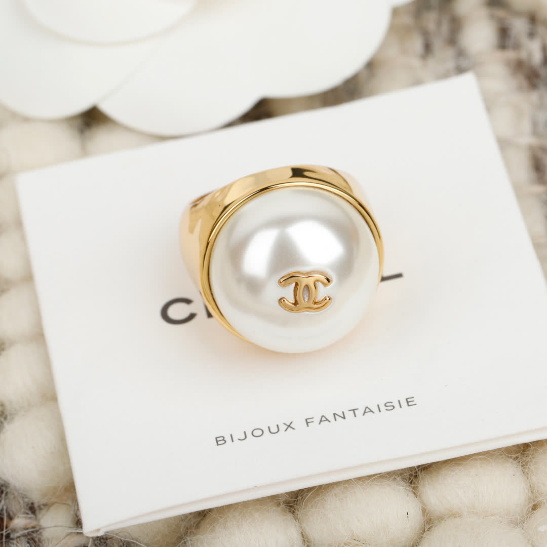Chanel Pearl Ring