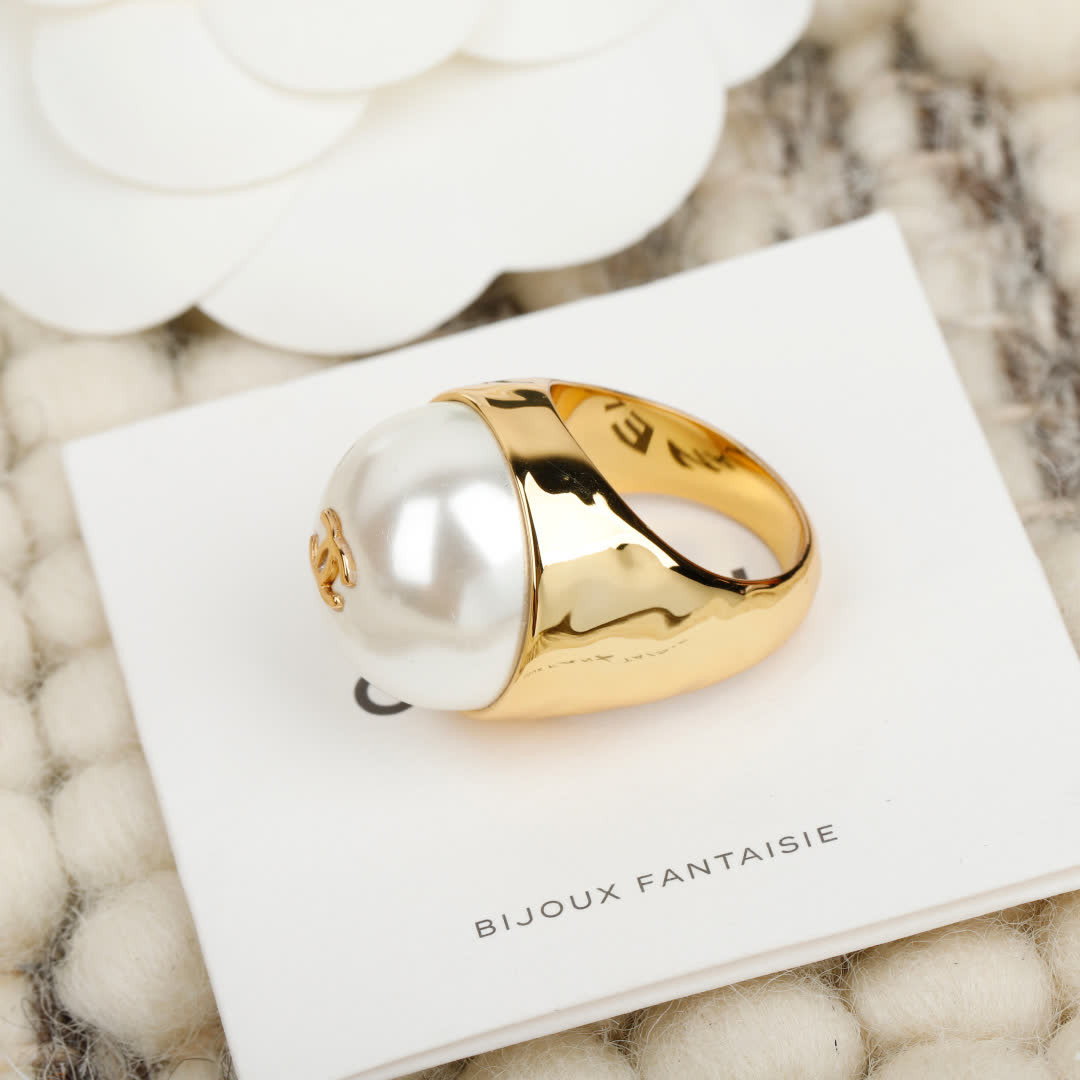 Chanel Pearl Ring