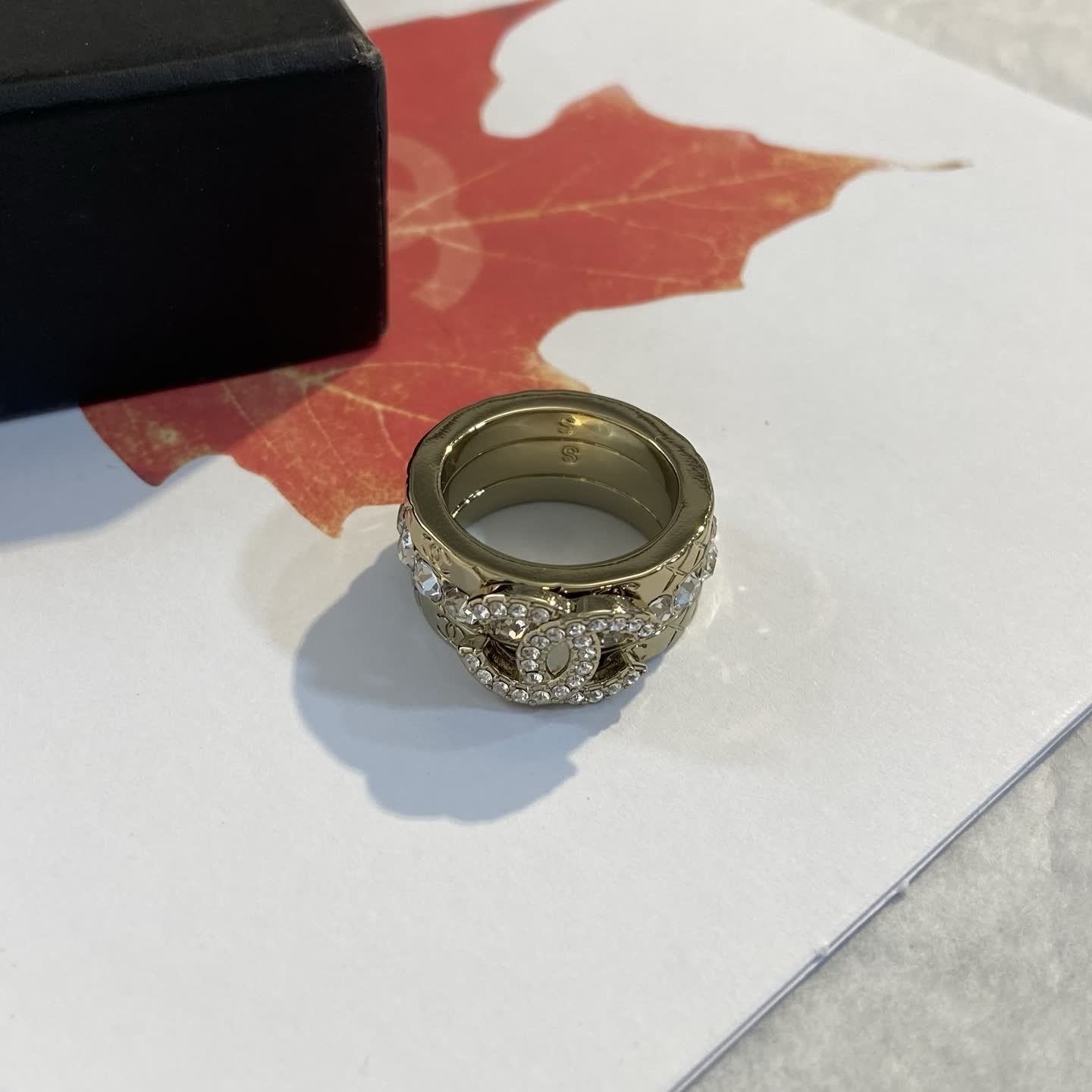 Chanel CC Logo Ring-XJ0393