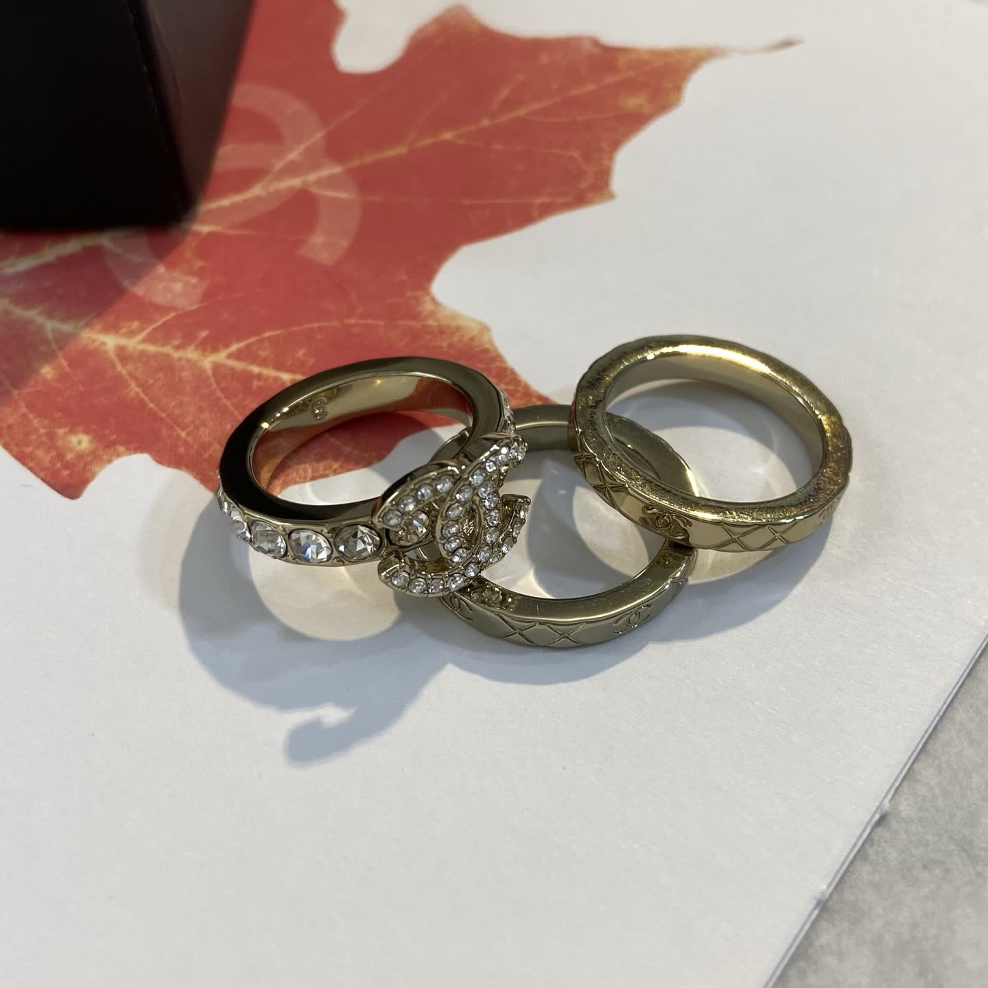 Chanel CC Logo Ring-XJ0393