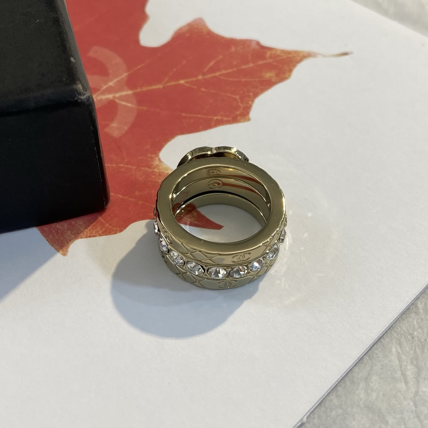 Chanel CC Logo Ring-XJ0393