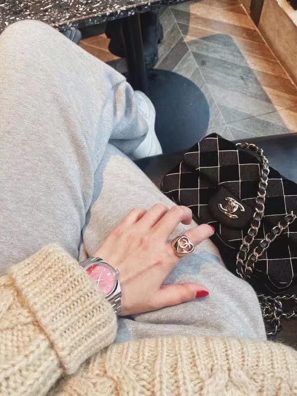 Chanel CC Heart Ring