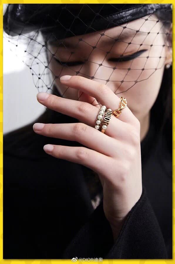 Dior CD Navy Ring