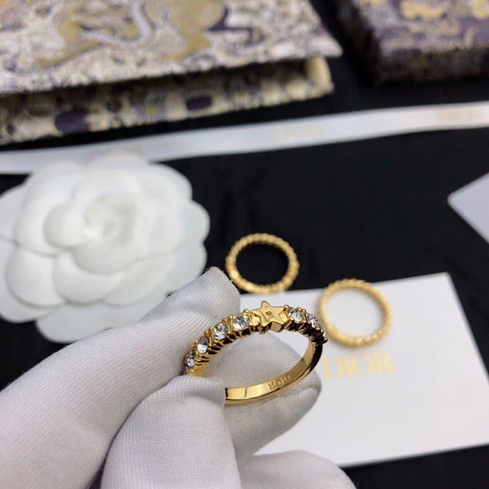 Dior Gold Ring Set