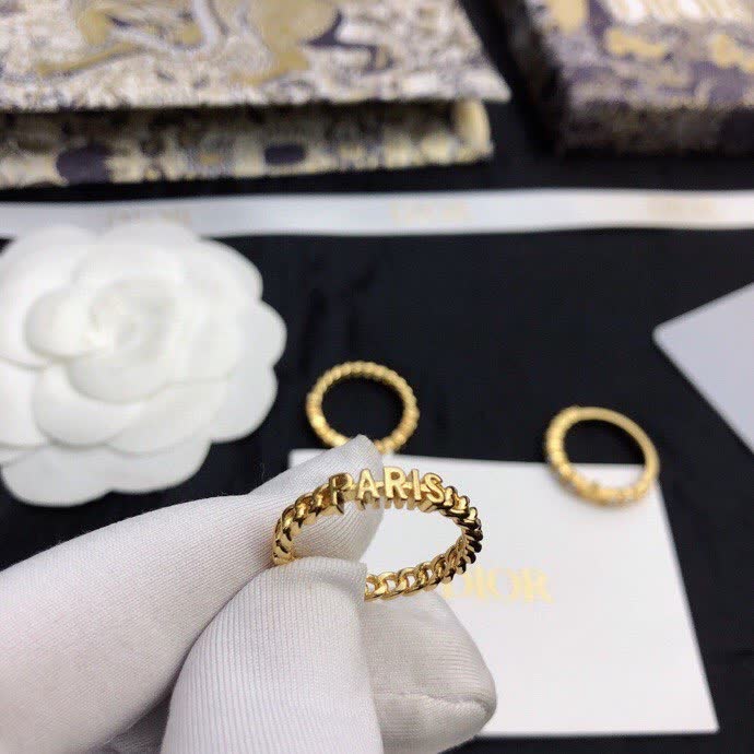 Dior Gold Ring Set