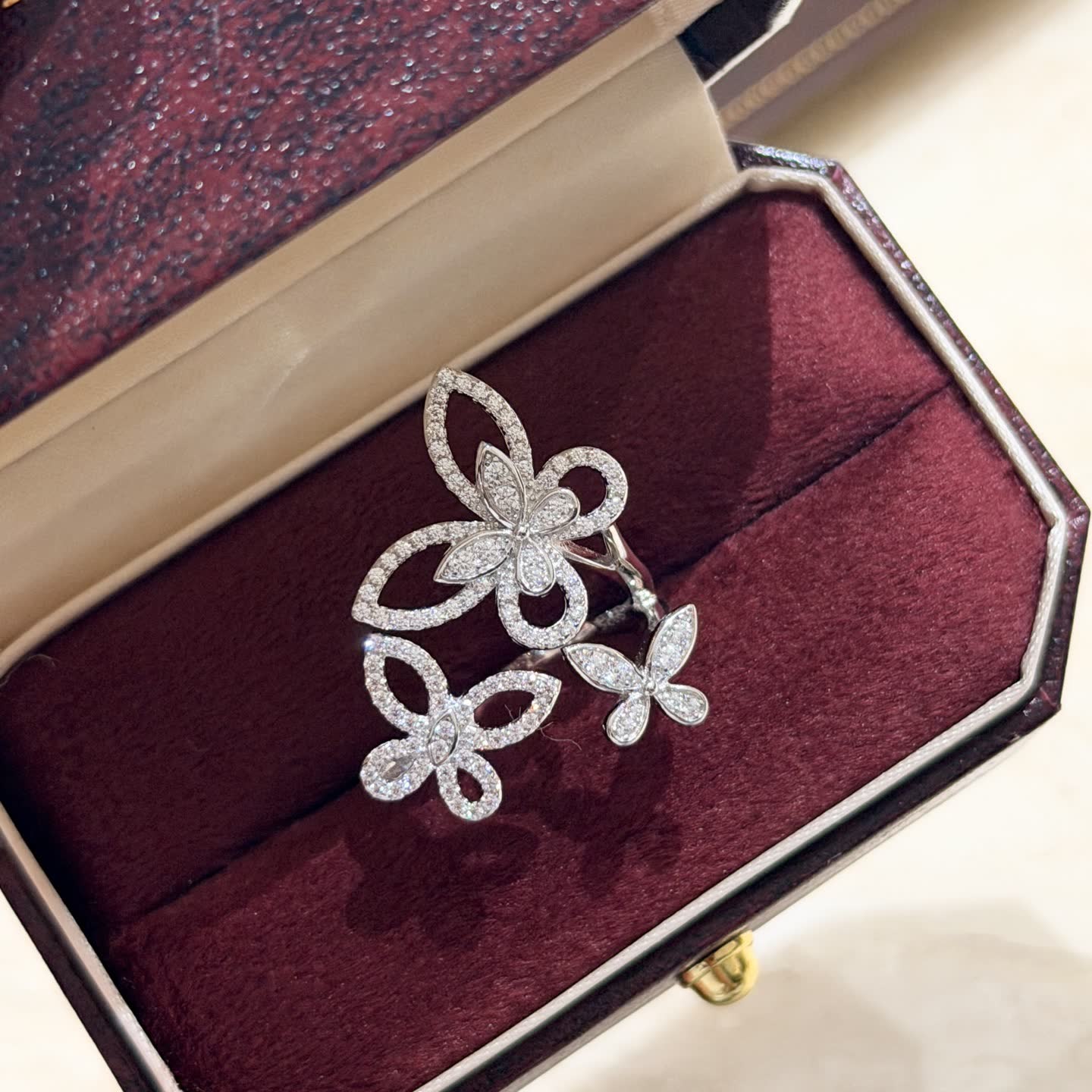 Graff Floral Diamond Ring