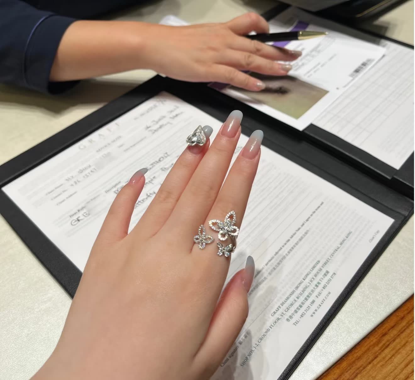 Graff Floral Diamond Ring