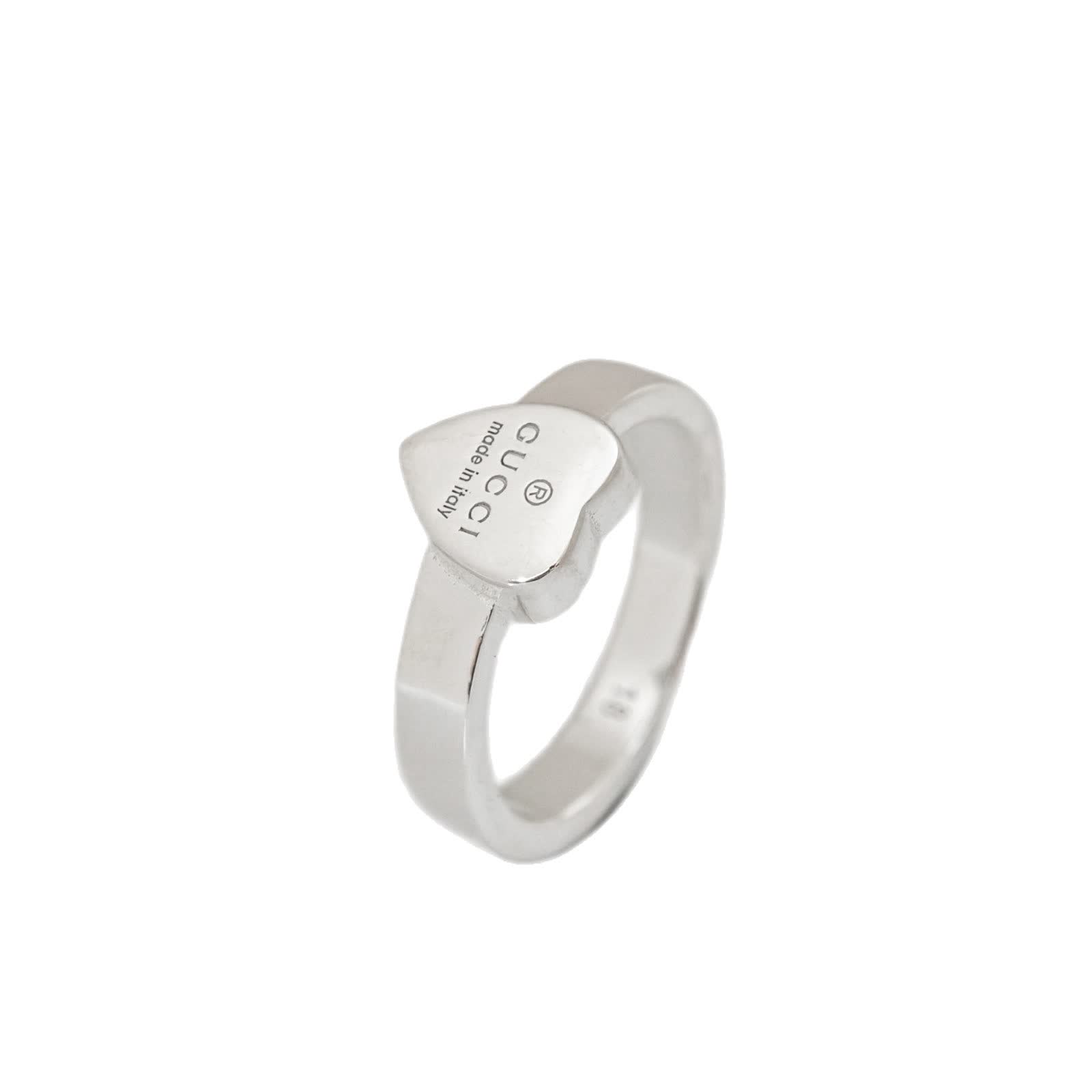 Gucci Silver Heart Ring
