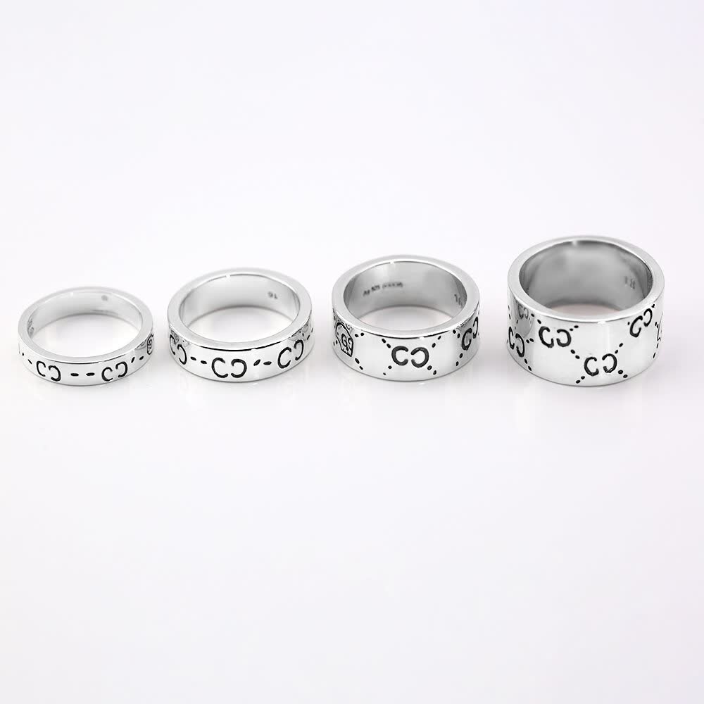 Gucci Silver Ring Set