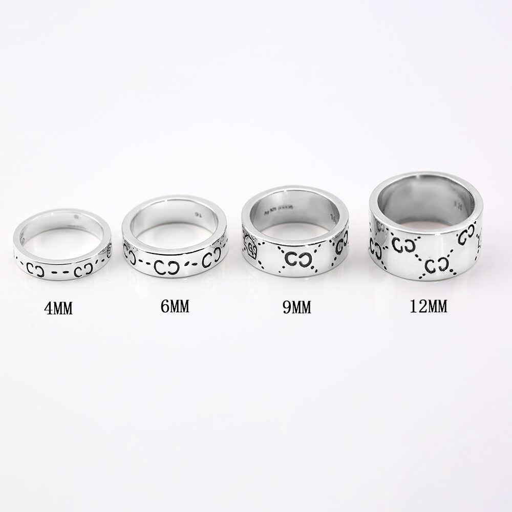 Gucci Silver Ring Set