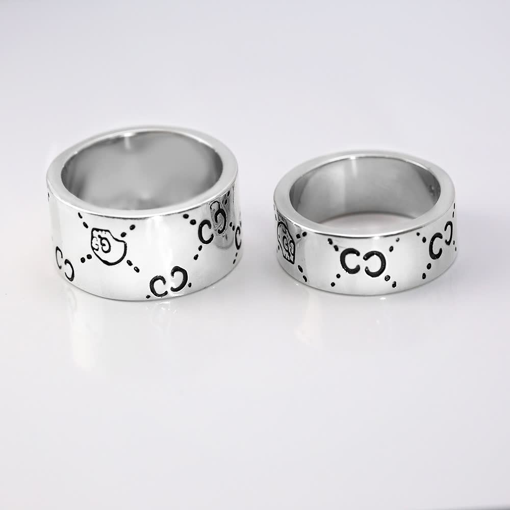 Gucci Silver Ring Set