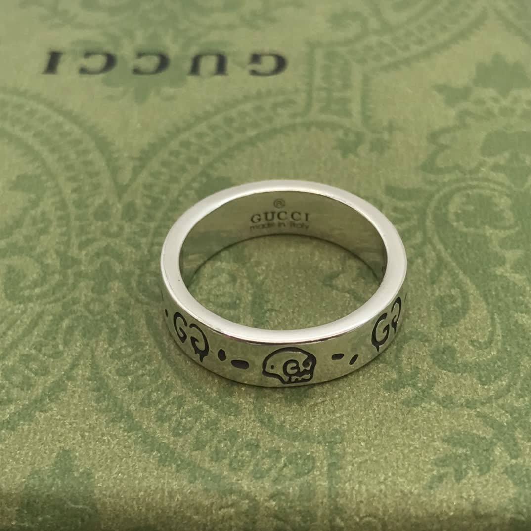 Gucci Silver Skull Ring