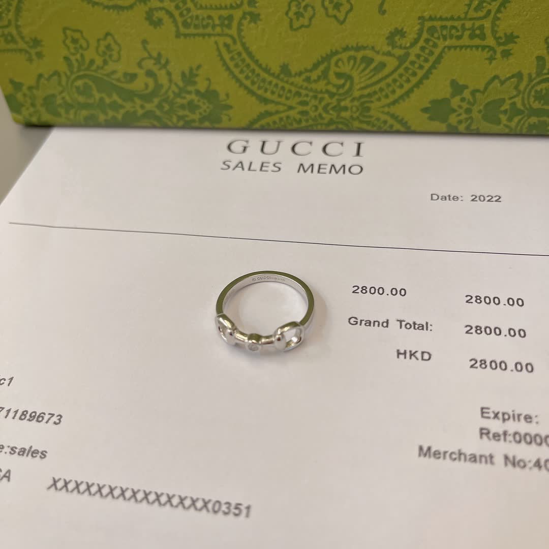 Gucci Sterling Silver Ring