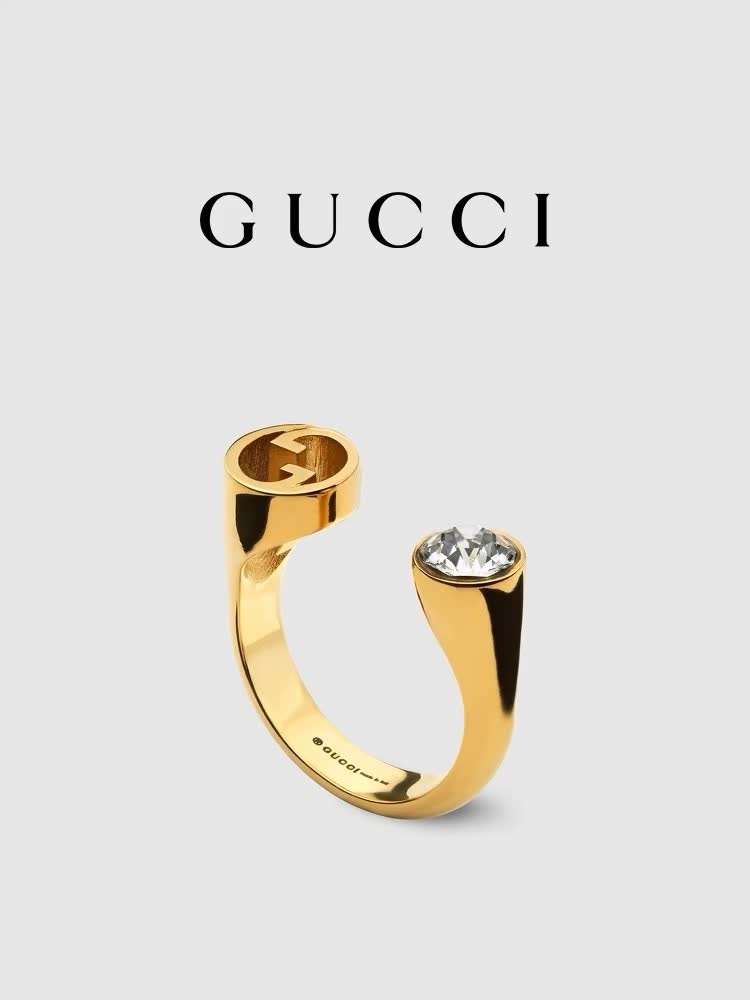 Gucci Gold Ring with Diamond Gucci Gold Ring with Diamond