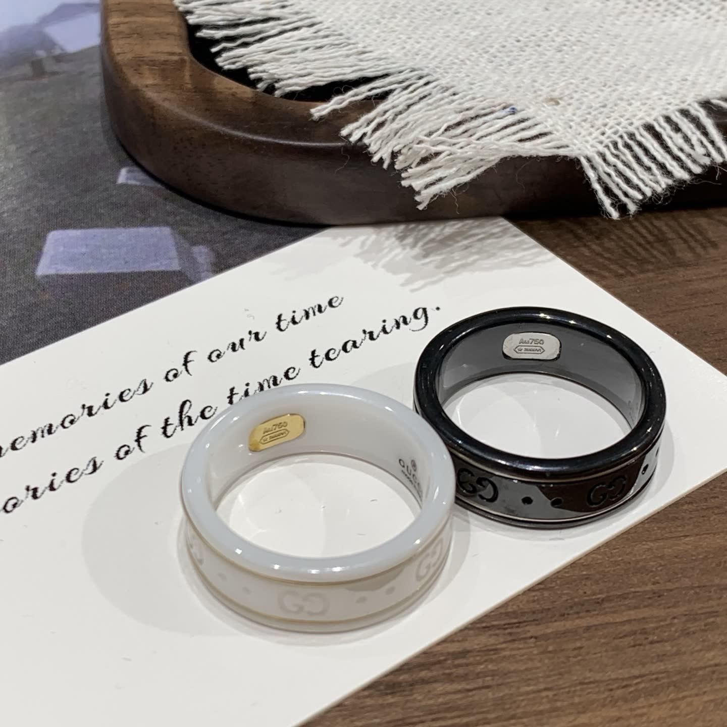 Gucci Black Ring