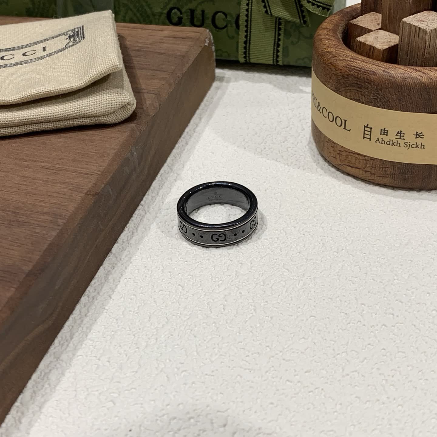Gucci Black Ring