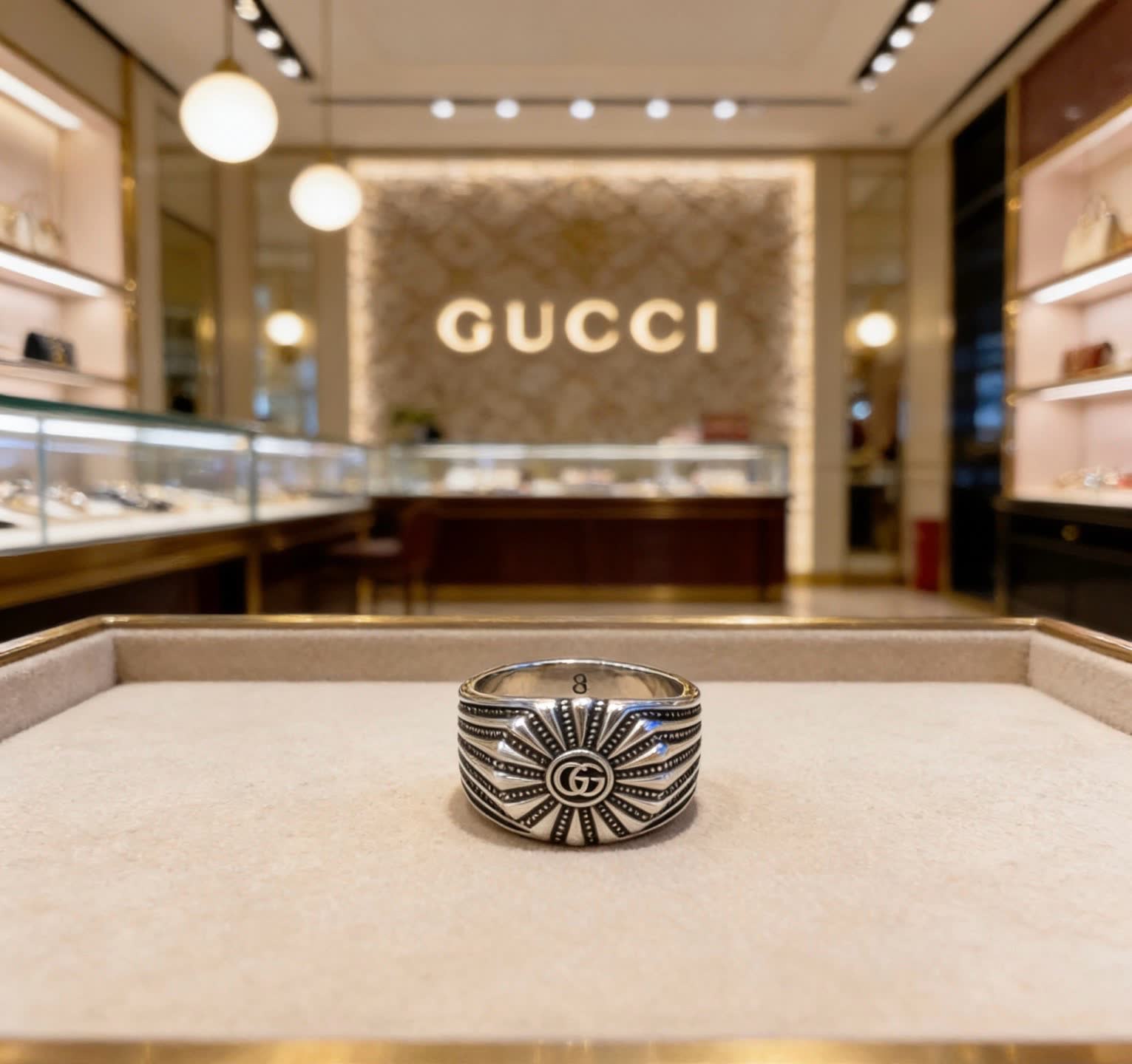 Gucci Sterling Silver Ring