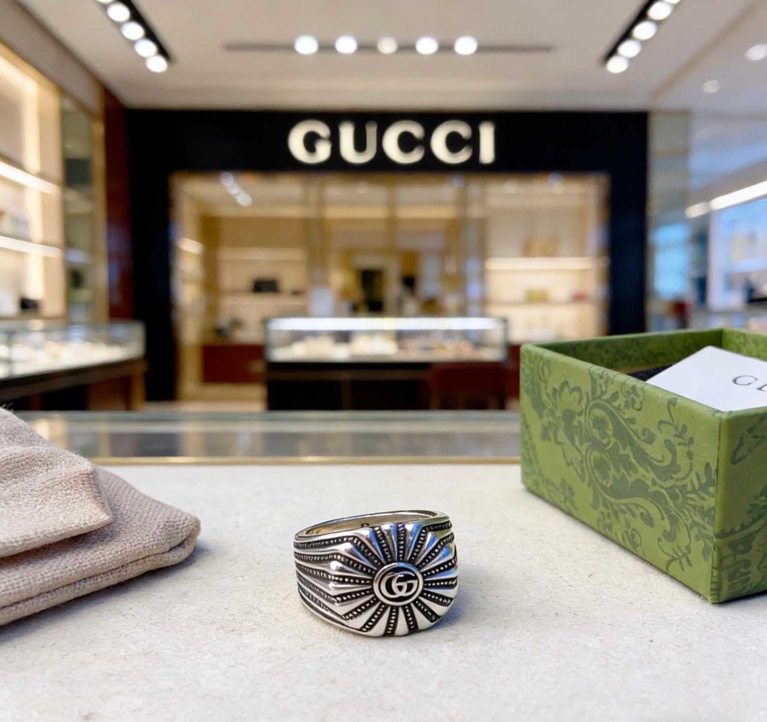 Gucci Sterling Silver Ring